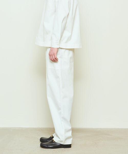 UNITED ARROWS & SONS（ユナイテッドアローズアンドサンズ）の「UNITED ARROWS & SONS（ユナイテッドアローズ＆サンズ）OATMEAL BAKER PANTS（その他パンツ・メンズ・ホワイト/ブラック/オリーブ・S/M/L/XL）」の6枚目の写真