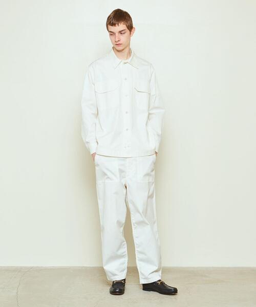 UNITED ARROWS & SONS（ユナイテッドアローズアンドサンズ）の「UNITED ARROWS & SONS（ユナイテッドアローズ＆サンズ）OATMEAL BAKER PANTS（その他パンツ・メンズ・ホワイト/ブラック/オリーブ・S/M/L/XL）」の10枚目の写真