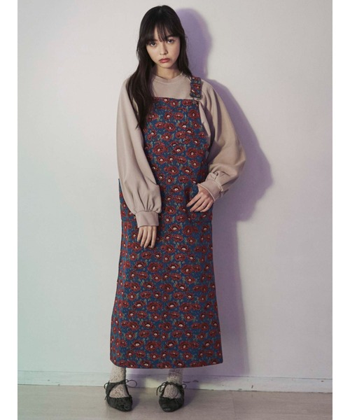 merry jenny flowerジャガードロングジャンスカ merry jenny flowerジャガードロングジャンスカ（アイボリー