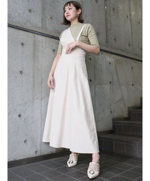 MURUA（ムルーア）の「アシンメトリーパターンロングワンピース