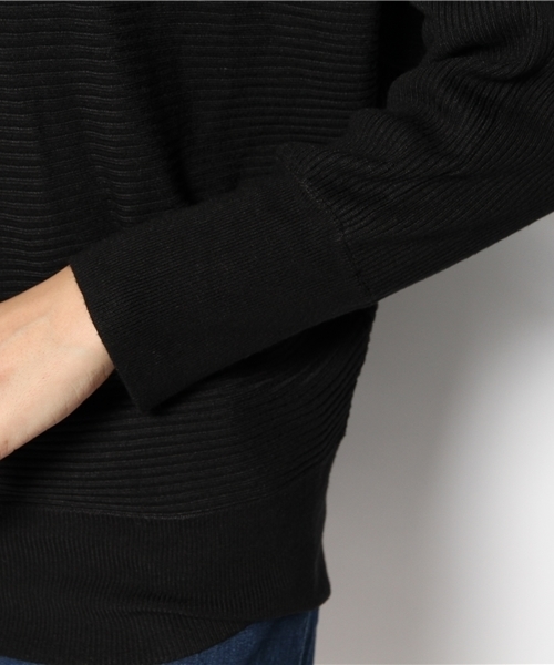 CIAOPANIC（チャオパニック）の「【Ciaopanic】RIBドルマンPO（ニット/セーター・レディース・アイボリー/ネイビー/ブラック/ピンク・FREE）」の9枚目の写真