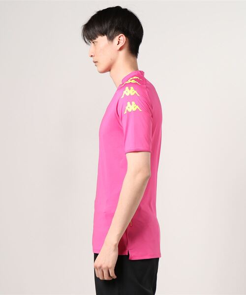 Kappa(カッパ)の「Kappa(カッパ)【MENS】半袖プラクティスシャツ(Tシャツ/カットソー・メンズ・ホワイト/ブラック/ピンク/ブルー・L/XL/XXL/M)」の5枚目の写真