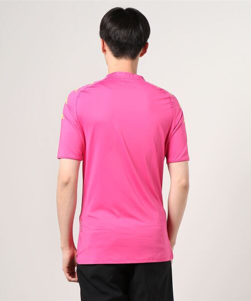Kappa(カッパ)の「Kappa(カッパ)【MENS】半袖プラクティスシャツ(Tシャツ/カットソー・メンズ・ホワイト/ブラック/ピンク/ブルー・L/XL/XXL/M)」の6枚目の写真