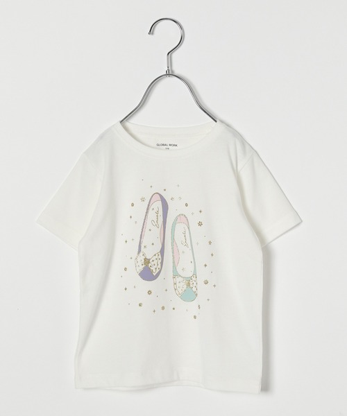 GLOBAL WORK（グローバルワーク）の「【キッズ】吸水速乾Girlsグラフィック/933568（Tシャツ/カットソー・キッズ・ライトピンク/チャコールグレー/ホワイト/オフホワイト/ホワイト系その他2/ホワイト系その他/ホワイト系その他3/スカイブルー/その他3/ライトパープル・100cm/110cm/120cm/130cm/140cm/150cm/160cm）」の5枚目の写真