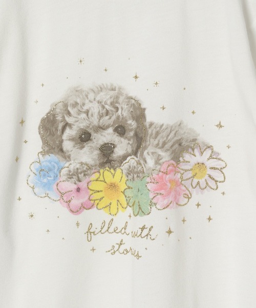 GLOBAL WORK（グローバルワーク）の「【キッズ】吸水速乾Girlsグラフィック/933568（Tシャツ/カットソー・キッズ・ライトピンク/チャコールグレー/ホワイト/オフホワイト/ホワイト系その他2/ホワイト系その他/ホワイト系その他3/スカイブルー/その他3/ライトパープル・100cm/110cm/120cm/130cm/140cm/150cm/160cm）」の21枚目の写真