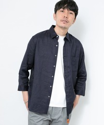 URBAN RESEARCH ROSSO MEN | リネン7分袖シャツ(シャツ/ブラウス)
