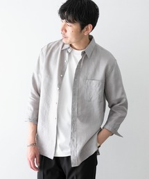 URBAN RESEARCH ROSSO MEN | リネン7分袖シャツ(シャツ/ブラウス)