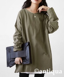 antiqua（アンティカ）の「VネックバスクロンT（Tシャツ/カットソー・メンズ）」