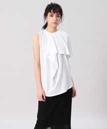 《Luftrobe》アシンメトリーラッフルカットソー