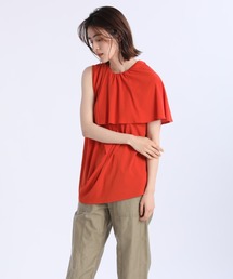 Luftrobe | 《Luftrobe》アシンメトリーラッフルカットソー(Tシャツ/カットソー)