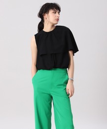 Luftrobe | 《Luftrobe》アシンメトリーラッフルカットソー(Tシャツ/カットソー)