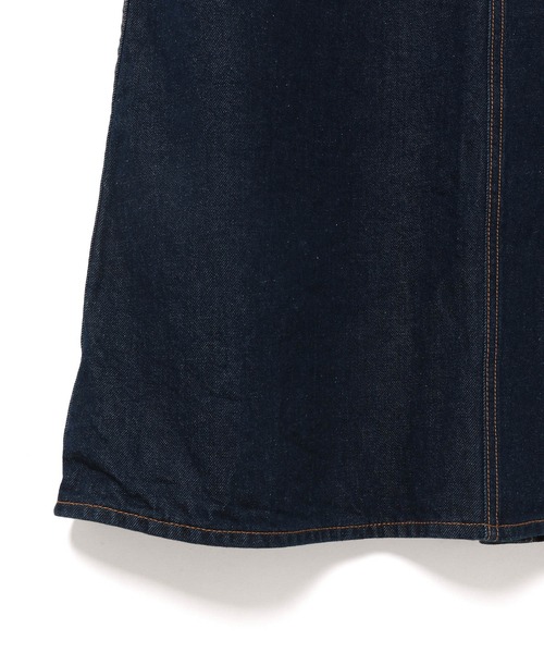 MADEMOISELLE ROPE'(マドモアゼル ロペ)の「【スタイルアップ】バックスリットデニムロングスカート(デニムスカート・レディース・ネイビー/ブルー・36/38)」の7枚目の写真