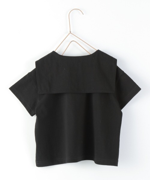 LOWRYS FARM（ローリーズファーム）の「セーラーカットＳＳ　948657（Tシャツ/カットソー・キッズ・ブラック/アイボリー/ミント・110cm/120cm/130cm）」の11枚目の写真