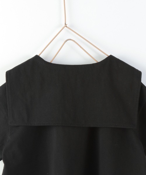 LOWRYS FARM（ローリーズファーム）の「セーラーカットＳＳ　948657（Tシャツ/カットソー・キッズ・ブラック/アイボリー/ミント・110cm/120cm/130cm）」の9枚目の写真