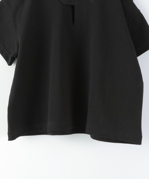 LOWRYS FARM（ローリーズファーム）の「セーラーカットＳＳ　948657（Tシャツ/カットソー・キッズ・ブラック/アイボリー/ミント・110cm/120cm/130cm）」の10枚目の写真