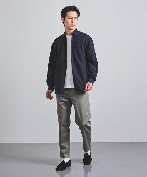 UNITED ARROWS（ユナイテッドアローズ）の「＜UNITED ARROWS＞ コットン/リネン スラブ ポプリン レギュラーカラー（シャツ/ブラウス・メンズ・ライトブルー/ホワイト/ネイビー・X-LARGE/MEDIUM/SMALL/LARGE）」の13枚目の写真