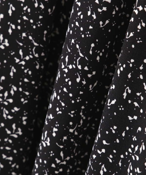 N.（N. Natural Beauty Basic）（エヌエヌナチュラルビューティーベーシック）の「【S Size Line】◆スタンドネックシャーリング半袖ワンピース（ワンピース・レディース・ブラック/ブルー/ナチュラル・SMALL/MEDIUM）」の15枚目の写真