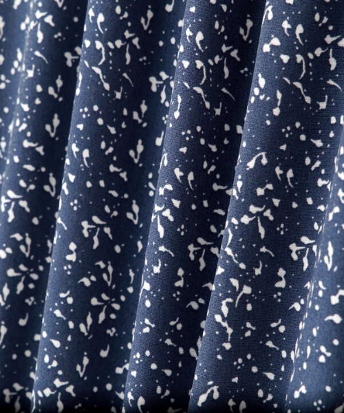 N.（N. Natural Beauty Basic）（エヌエヌナチュラルビューティーベーシック）の「【S Size Line】◆スタンドネックシャーリング半袖ワンピース（ワンピース・レディース・ブラック/ブルー/ナチュラル・SMALL/MEDIUM）」の19枚目の写真