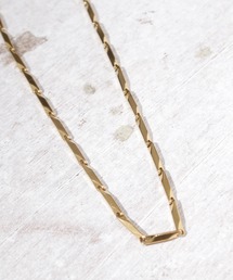 ネックレス  細 カット ベネチアン　ゴールド