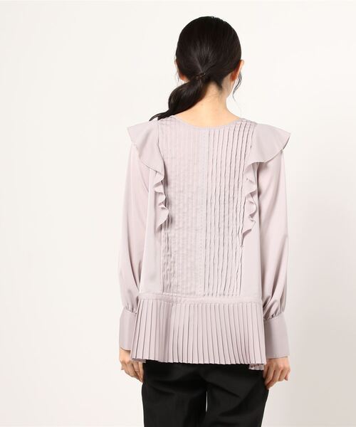 AS KNOW AS de base（アズノゥアズドゥバズ）の「ピンタフリルＢＬ（シャツ/ブラウス・レディース・オフホワイト/グレー/ブラック・FREE）」の21枚目の写真