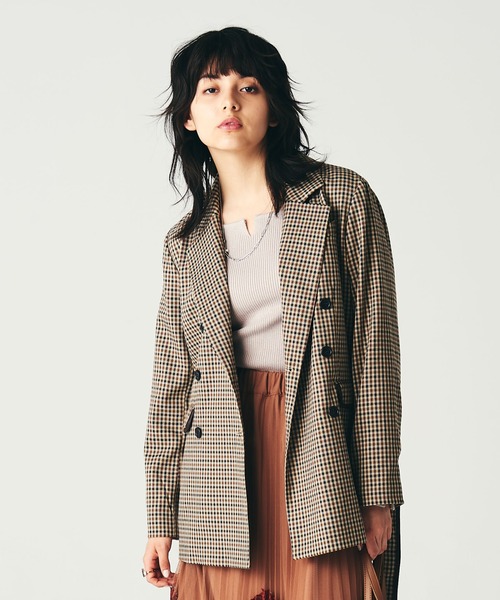 LAYMEE(レイミー)の「Lantana knit / ランタナニット(ニット/セーター・レディース・ブラック/ベージュ/ワインレッド・FREE)」の1枚目の写真