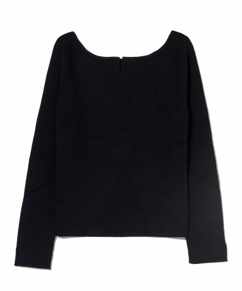 LAYMEE(レイミー)の「Lantana knit / ランタナニット(ニット/セーター・レディース・ブラック/ベージュ/ワインレッド・FREE)」の5枚目の写真