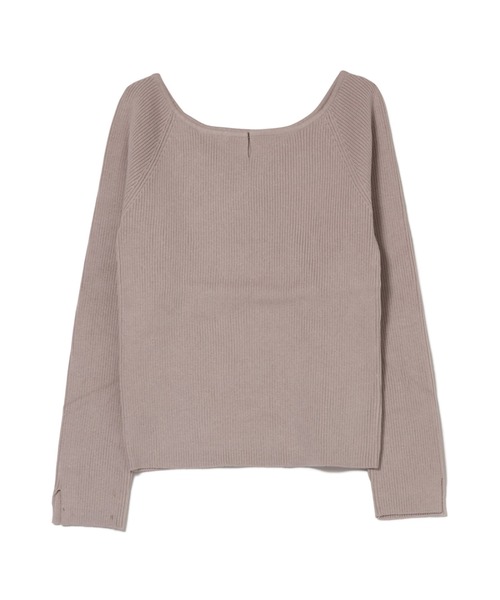 LAYMEE(レイミー)の「Lantana knit / ランタナニット(ニット/セーター・レディース・ブラック/ベージュ/ワインレッド・FREE)」の6枚目の写真