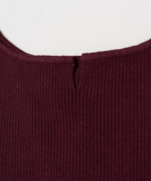 LAYMEE(レイミー)の「Lantana knit / ランタナニット(ニット/セーター・レディース・ブラック/ベージュ/ワインレッド・FREE)」の8枚目の写真