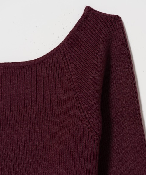 LAYMEE(レイミー)の「Lantana knit / ランタナニット(ニット/セーター・レディース・ブラック/ベージュ/ワインレッド・FREE)」の10枚目の写真
