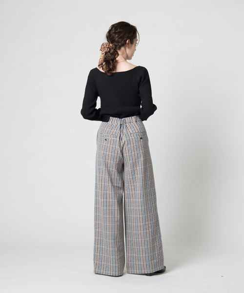 LAYMEE(レイミー)の「Lantana knit / ランタナニット(ニット/セーター・レディース・ブラック/ベージュ/ワインレッド・FREE)」の15枚目の写真