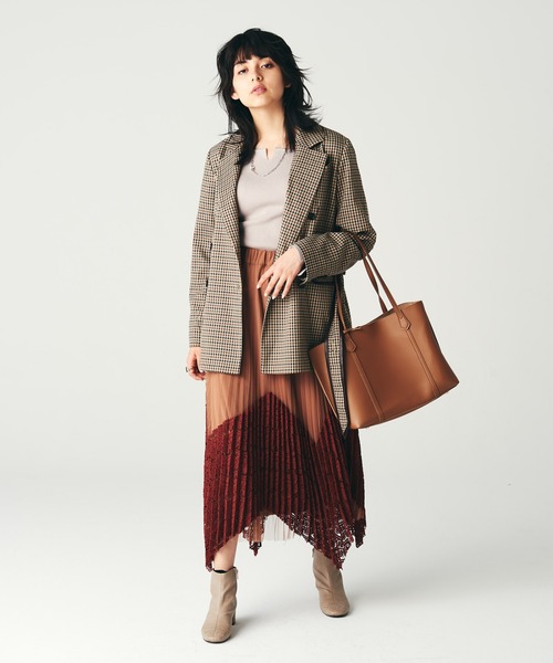 LAYMEE(レイミー)の「Lantana knit / ランタナニット(ニット/セーター・レディース・ブラック/ベージュ/ワインレッド・FREE)」の19枚目の写真