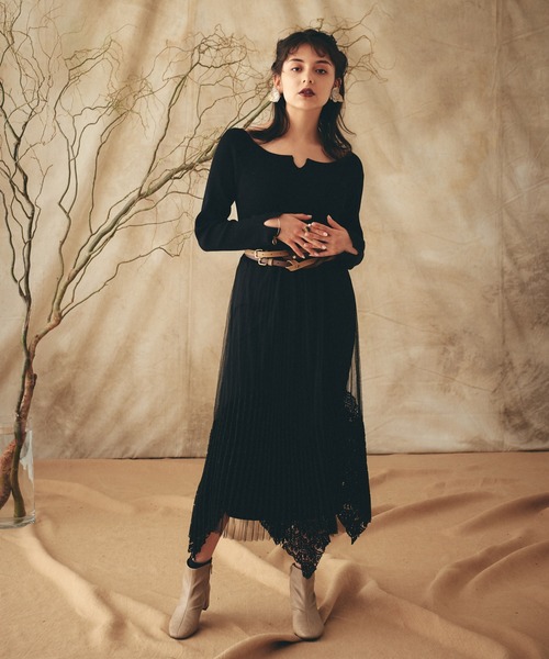 LAYMEE(レイミー)の「Lantana knit / ランタナニット(ニット/セーター・レディース・ブラック/ベージュ/ワインレッド・FREE)」の21枚目の写真