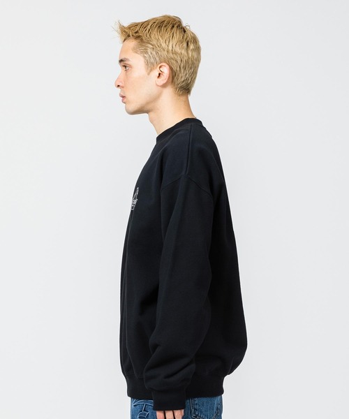 XLARGE（エクストララージ）の「SLANTED OG CREW NECK SWEAT（スウェット・メンズ・ブラック/ベージュ/バーガンディー/ネイビー・S/M/L/XL）」の5枚目の写真