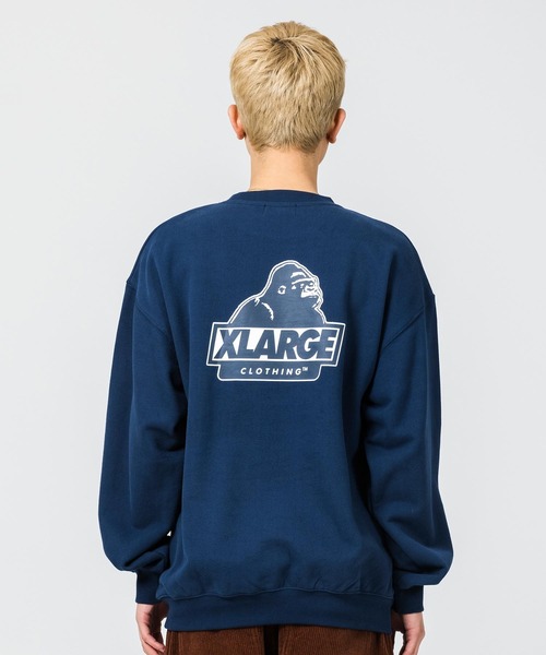 XLARGE（エクストララージ）の「SLANTED OG CREW NECK SWEAT（スウェット・メンズ・ブラック/ベージュ/バーガンディー/ネイビー・S/M/L/XL）」の20枚目の写真