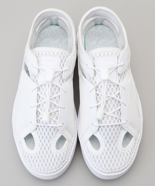 PUMA（プーマ）の「PUMA プーマ　プラットフォーム トレース ライト ミュール スニーカー（スニーカー・レディース・ホワイト/ブラック・23.0cm/25.0cm/24.0cm）」の10枚目の写真