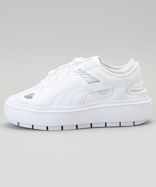 PUMA（プーマ）の「PUMA プーマ　プラットフォーム トレース ライト ミュール スニーカー（スニーカー・レディース・ホワイト/ブラック・23.0cm/25.0cm/24.0cm）」の4枚目の写真