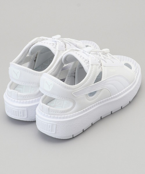 PUMA（プーマ）の「PUMA プーマ　プラットフォーム トレース ライト ミュール スニーカー（スニーカー・レディース・ホワイト/ブラック・23.0cm/25.0cm/24.0cm）」の3枚目の写真