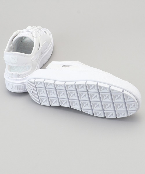 PUMA（プーマ）の「PUMA プーマ　プラットフォーム トレース ライト ミュール スニーカー（スニーカー・レディース・ホワイト/ブラック・23.0cm/25.0cm/24.0cm）」の6枚目の写真