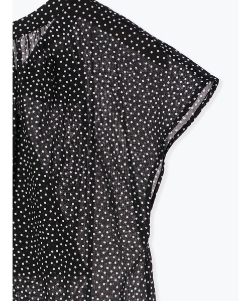 Te chichi（テチチ）の「ボイルドットバックリボンブラウス（シャツ/ブラウス・レディース・モカ/ブラック/オフホワイト・ﾌﾘ-）」の14枚目の写真