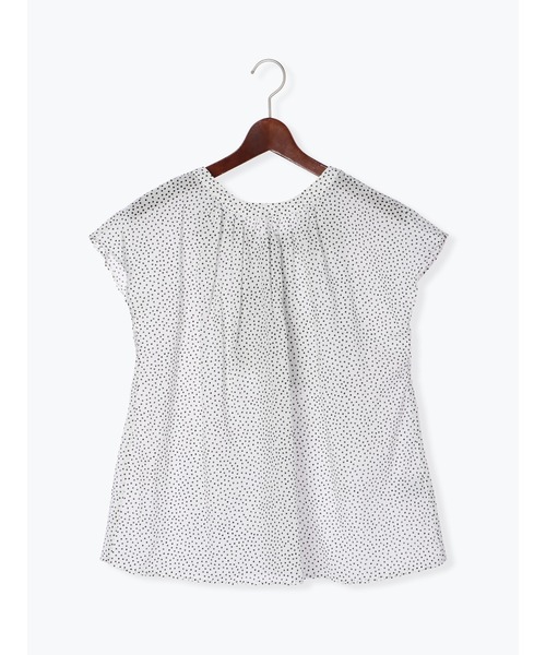 Te chichi（テチチ）の「ボイルドットバックリボンブラウス（シャツ/ブラウス・レディース・モカ/ブラック/オフホワイト・ﾌﾘ-）」の18枚目の写真