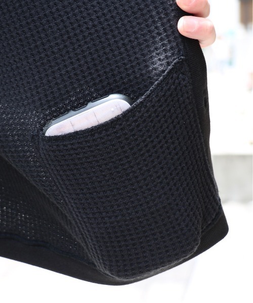 C.E.L.STORE（セルストア）の「MADE IN STANDARD/メイドインスタンダード　HEAVY WAFFLE CARDIGAN（カーディガン/ボレロ・メンズ・ネイビー/ヘザーグレー/ブラック/カーキ・LARGE/MEDIUM）」の8枚目の写真