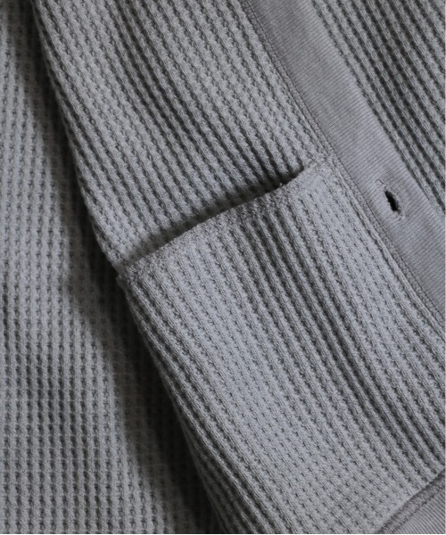 C.E.L.STORE（セルストア）の「MADE IN STANDARD/メイドインスタンダード　HEAVY WAFFLE CARDIGAN（カーディガン/ボレロ・メンズ・ネイビー/ヘザーグレー/ブラック/カーキ・LARGE/MEDIUM）」の16枚目の写真
