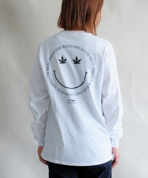 MANASTASH | MANASTASH/マナスタッシュ　W's LEAF SMILE L/S TEE　ウィメンズ　リーフスマイル　ロンＴ(Tシャツ/カットソー)