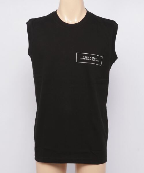 DOUBLE STEAL（ダブルスティール）の「ヘビーウェイトスリーブレスＴシャツ（タンクトップ・メンズ・ホワイト/ブラック・X-LARGE/MEDIUM/LARGE）」の9枚目の写真