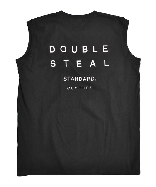 DOUBLE STEAL（ダブルスティール）の「ヘビーウェイトスリーブレスＴシャツ（タンクトップ・メンズ・ホワイト/ブラック・X-LARGE/MEDIUM/LARGE）」の15枚目の写真