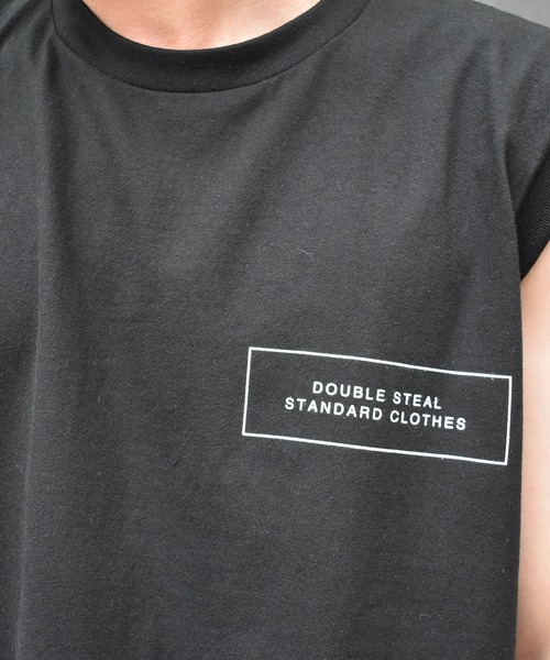 DOUBLE STEAL（ダブルスティール）の「ヘビーウェイトスリーブレスＴシャツ（タンクトップ・メンズ・ホワイト/ブラック・X-LARGE/MEDIUM/LARGE）」の17枚目の写真