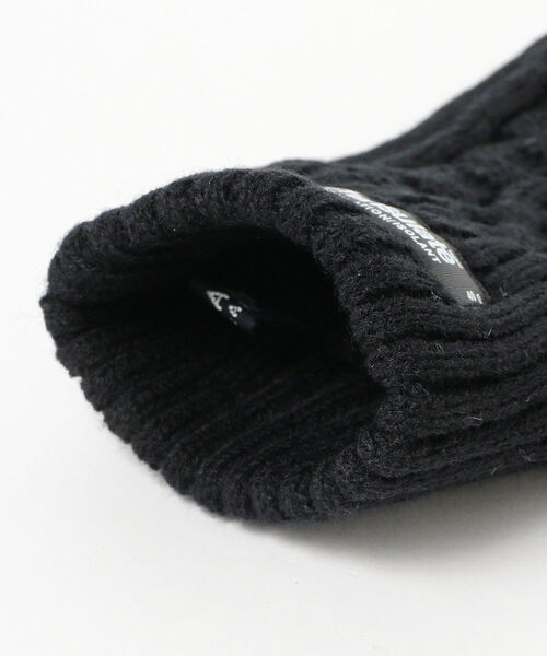 BEAMS HEART(ビームスハート)の「BEAMS HEART / ニットコンビ グローブ(手袋・メンズ・チャコールグレー/ブラック/ネイビー・ONE SIZE)」の6枚目の写真