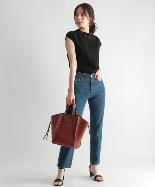 Andemiu(アンデミュウ)の「【オーガニック】ボトルネックニット958504(ニット/セーター・レディース・ブラック/ベージュ/カーキ・FREE)」の11枚目の写真