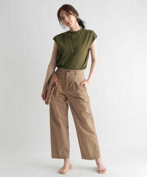 Andemiu(アンデミュウ)の「【オーガニック】ボトルネックニット958504(ニット/セーター・レディース・ブラック/ベージュ/カーキ・FREE)」の8枚目の写真