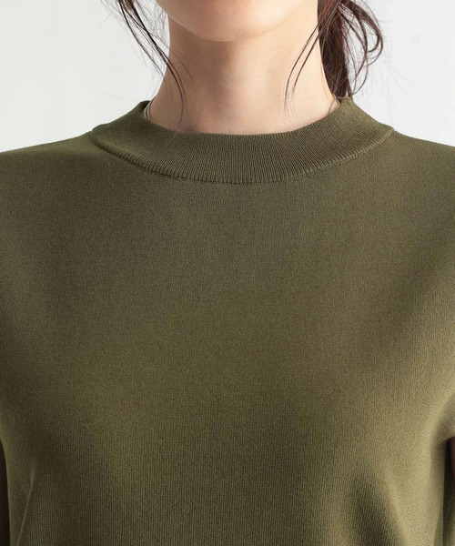 Andemiu(アンデミュウ)の「【オーガニック】ボトルネックニット958504(ニット/セーター・レディース・ブラック/ベージュ/カーキ・FREE)」の14枚目の写真